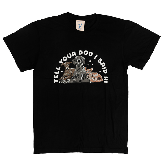 3 Dog TYDISH Tee - Black