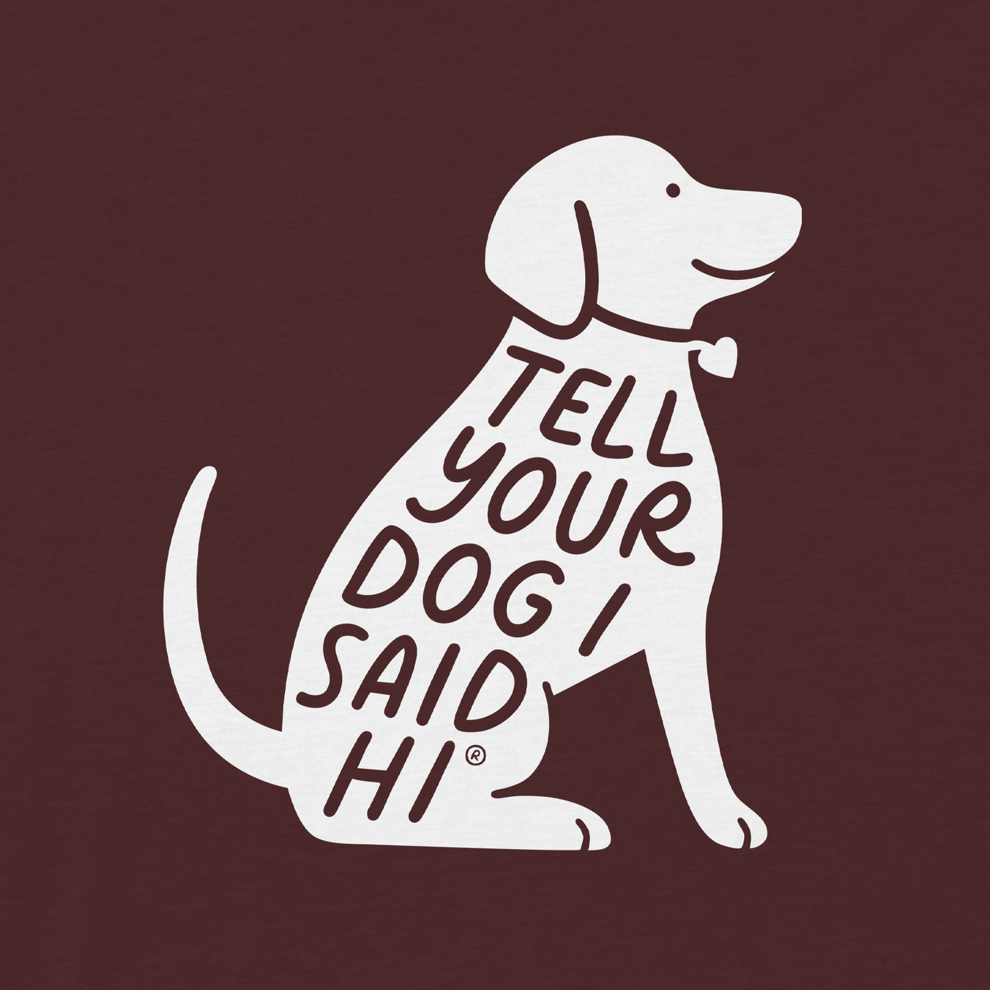 Sit Stamp Long Sleeve - Chocolate
