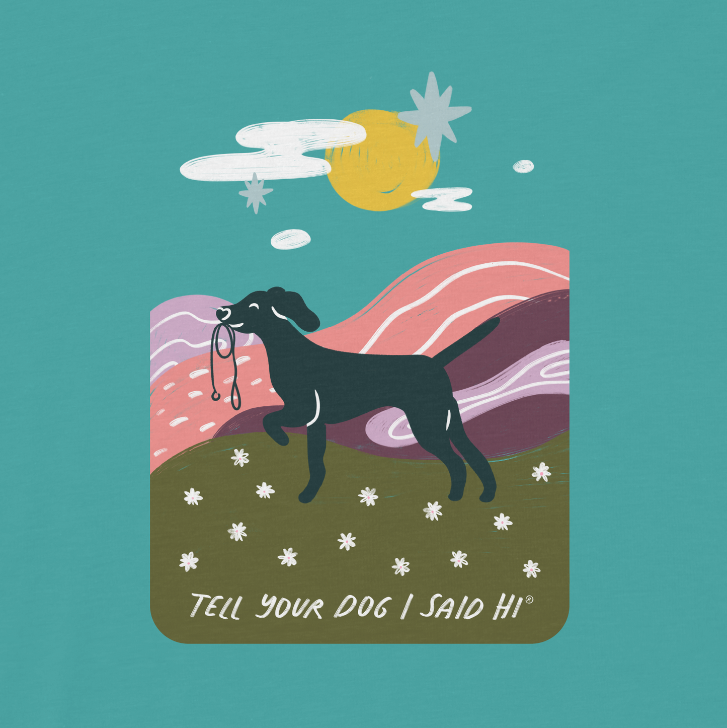Daydream Walk Tee - Spring Teal