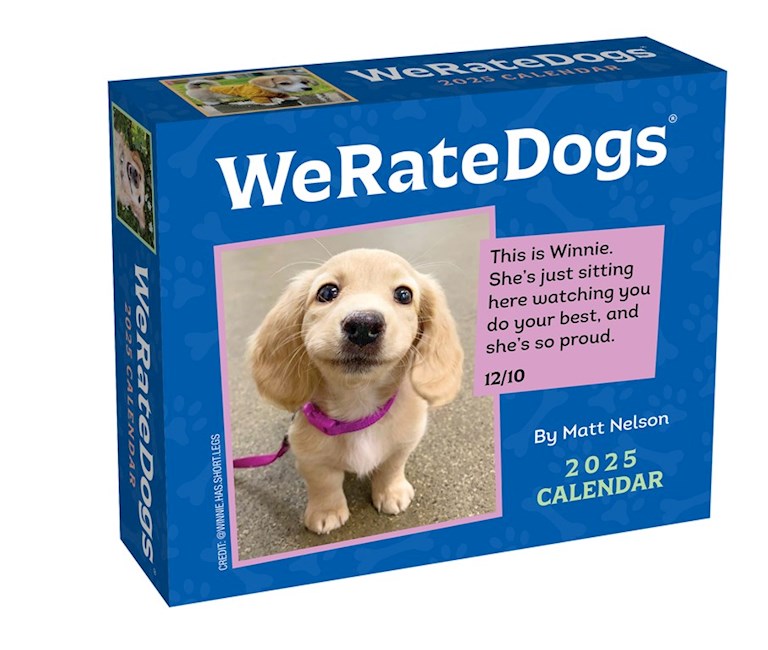 2025 WeRateDogs DaytoDay Calendar