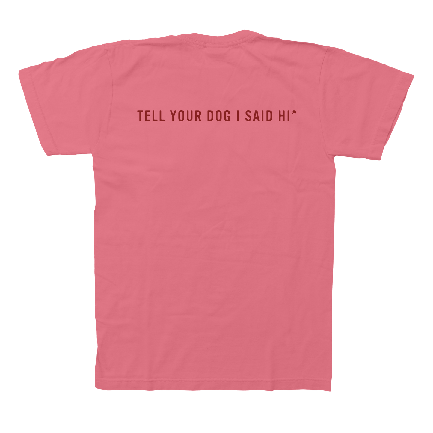 Dog Lover Badge Tee - Pink