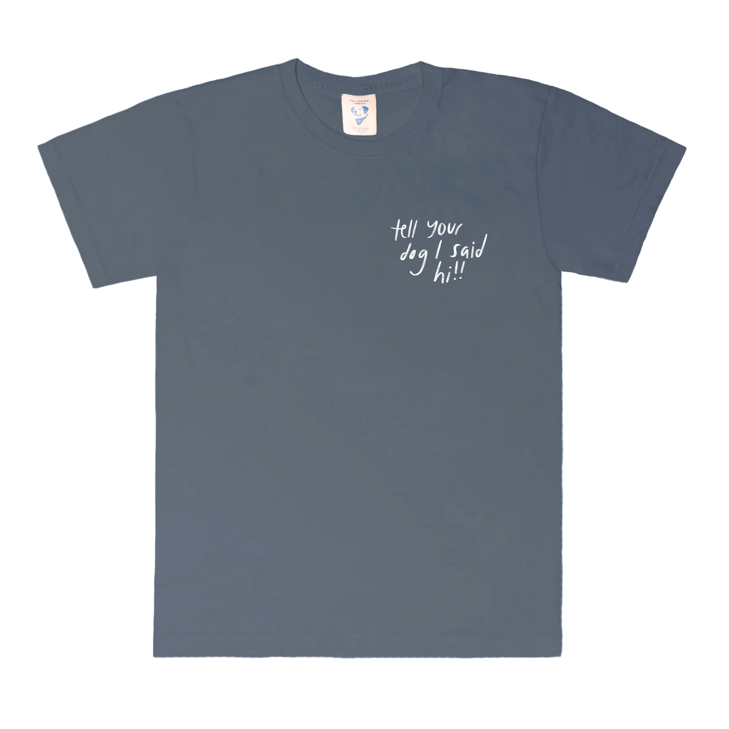 Exclamation Tee - Slate