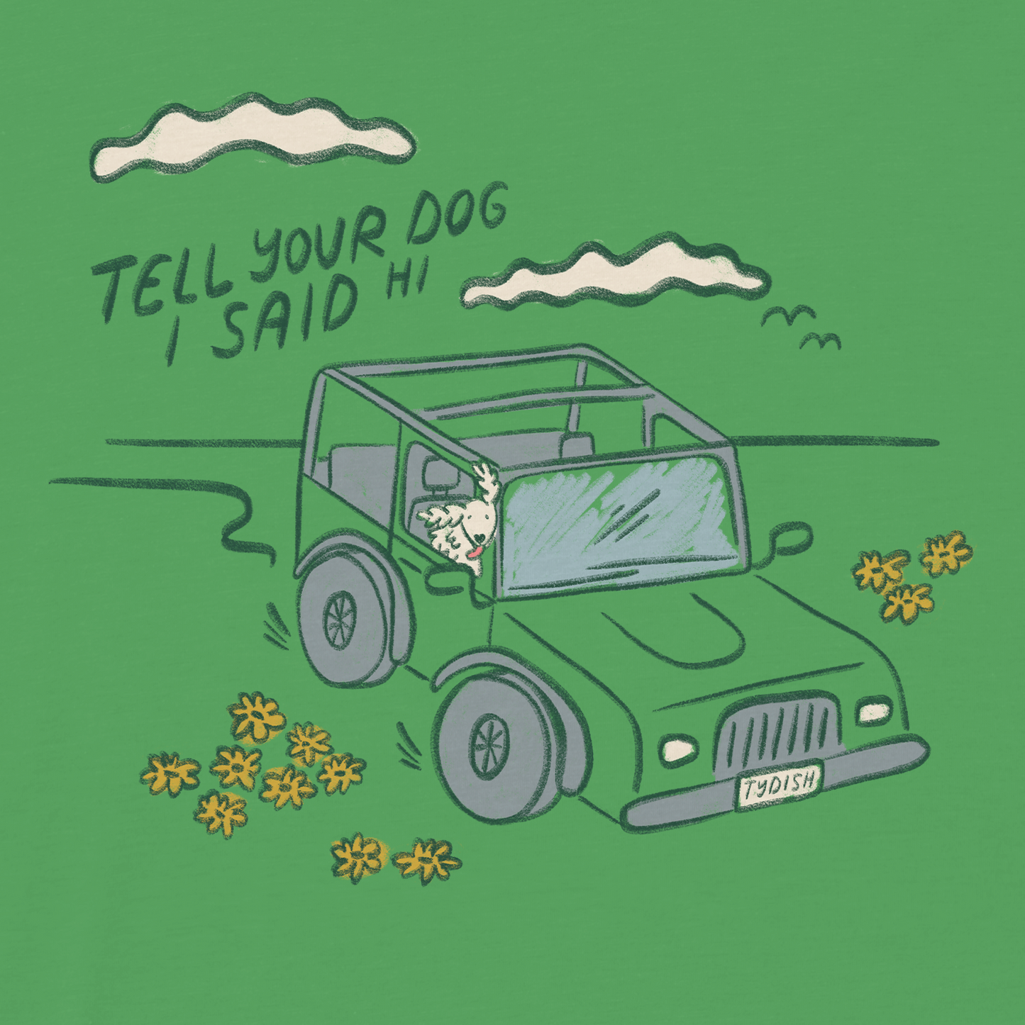 Adventure Tee - Jade Green