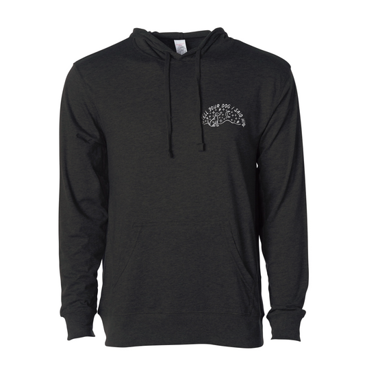 Outdoorsy Lightweight Hoodie - Charcoal Heather