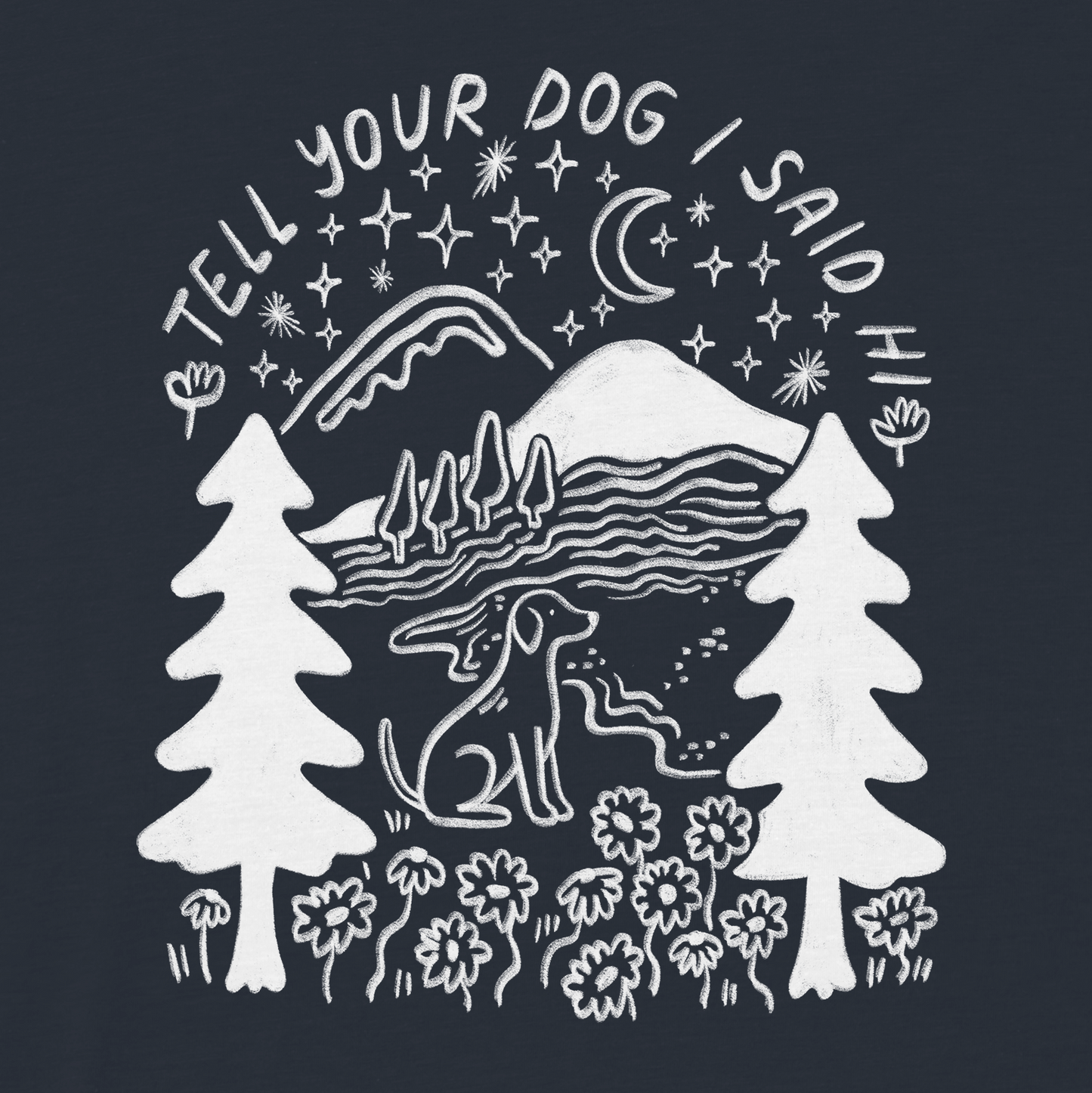 Outdoorsy Lightweight Hoodie - Navy