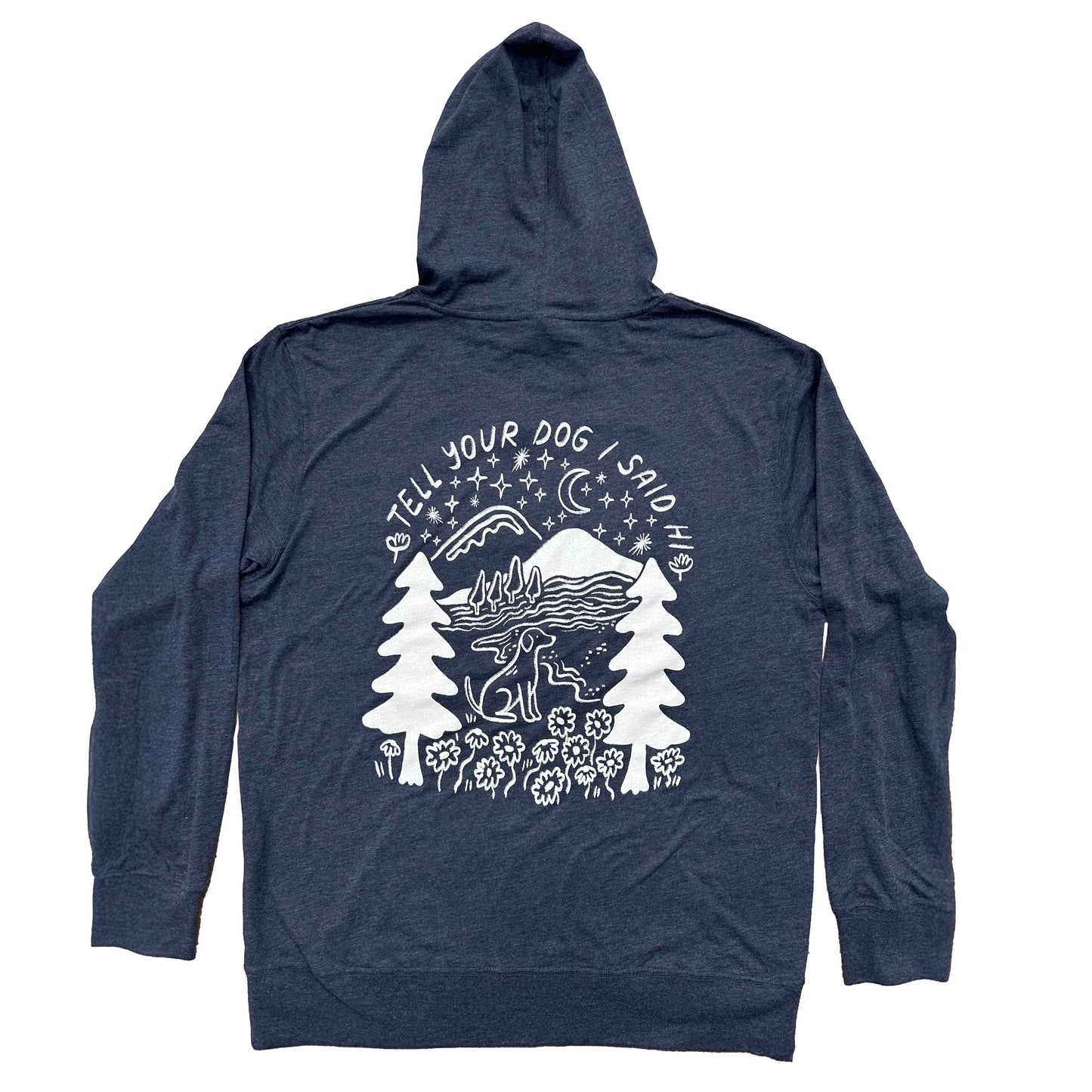 Outdoorsy Lightweight Hoodie - Navy