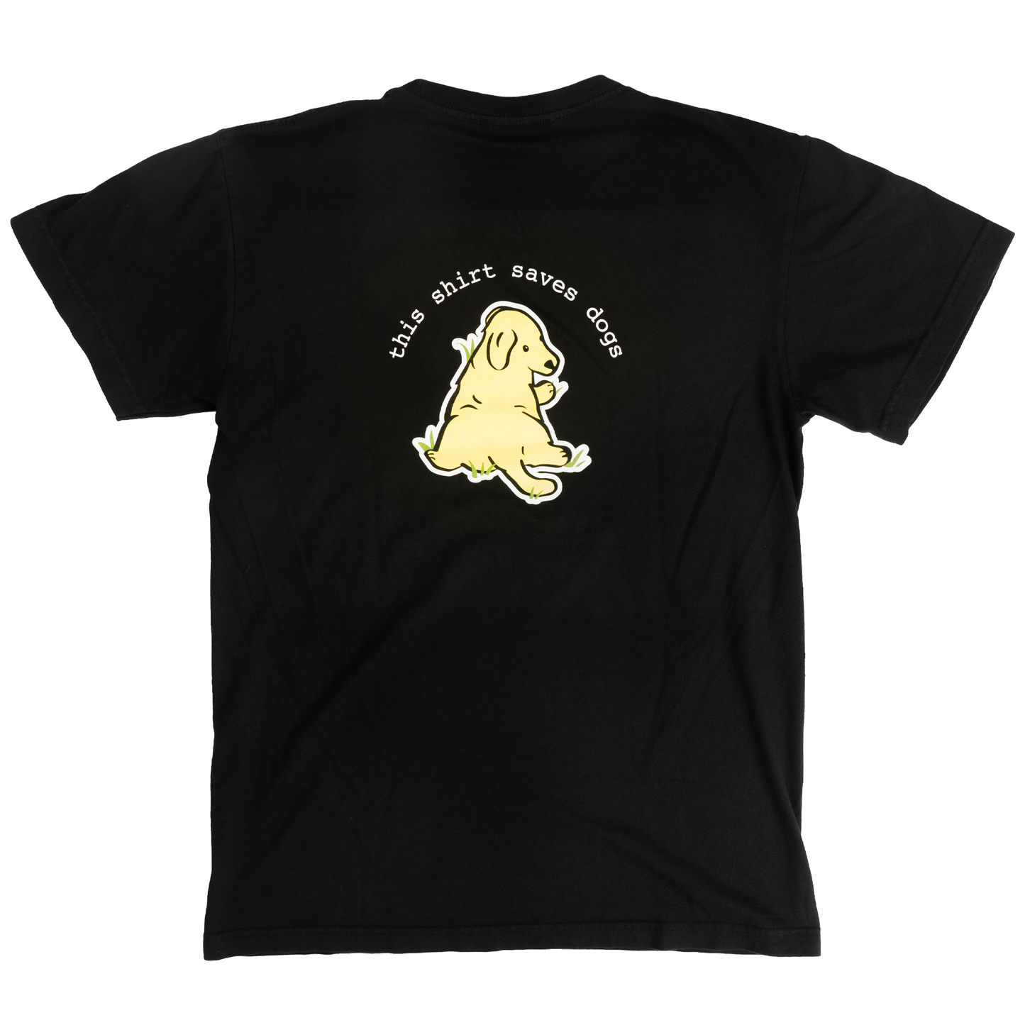 TYDISH Sploot Puppy Tee - Black