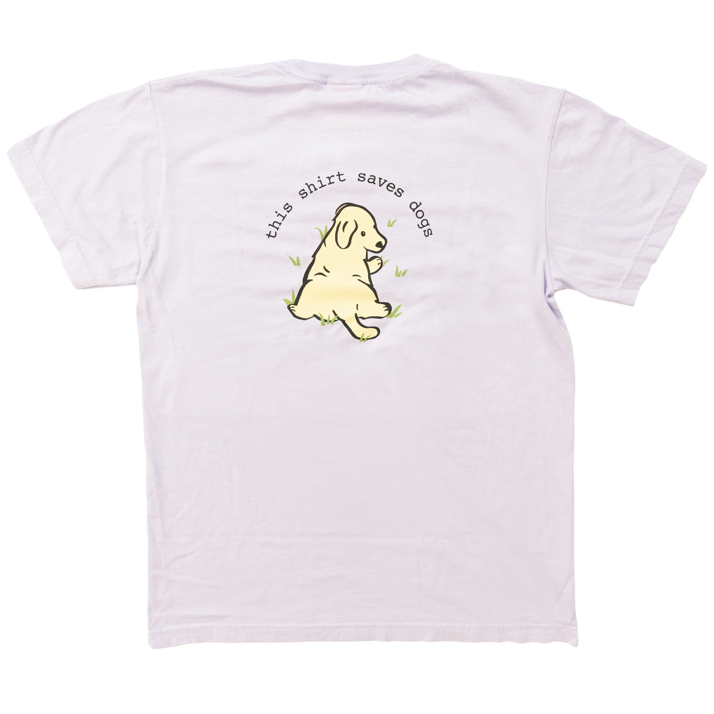TYDISH Sploot Puppy Tee - Lavender