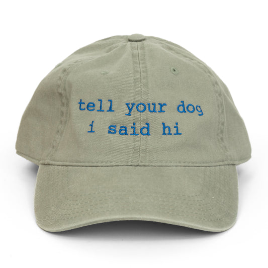 Stone Gray Vintage Hat
