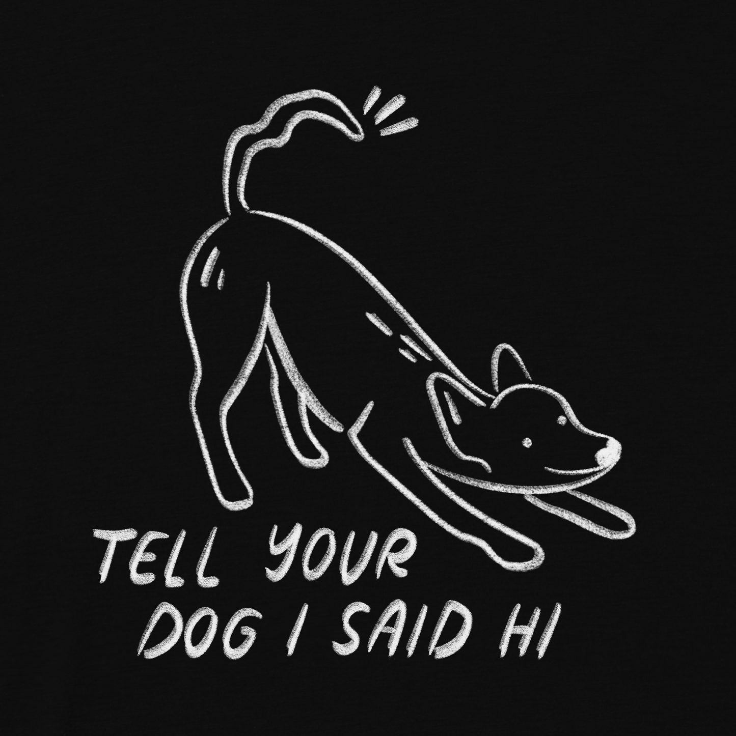 Waggy Tee - Black