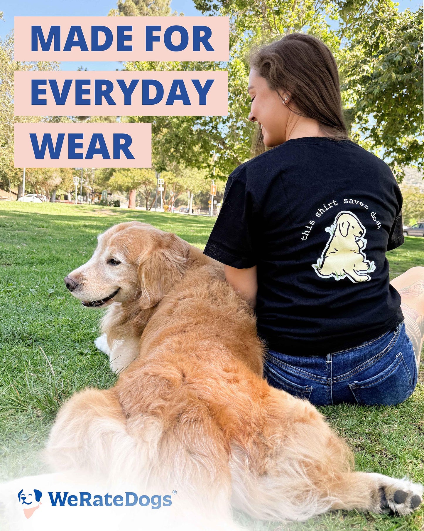 TYDISH Sploot Puppy Tee - Black