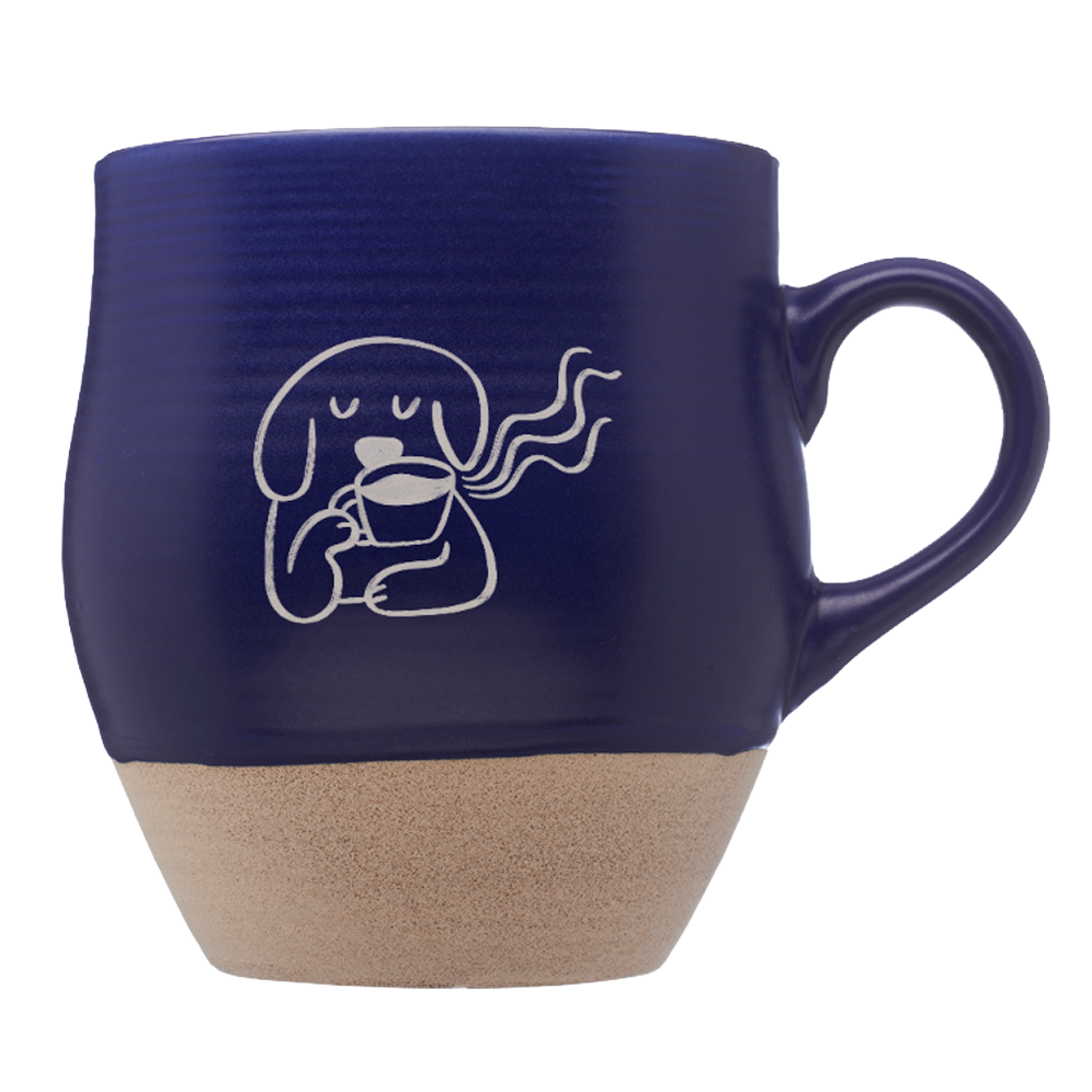 Tell Your Dog I Said Hi Ceramic Mug - Blue