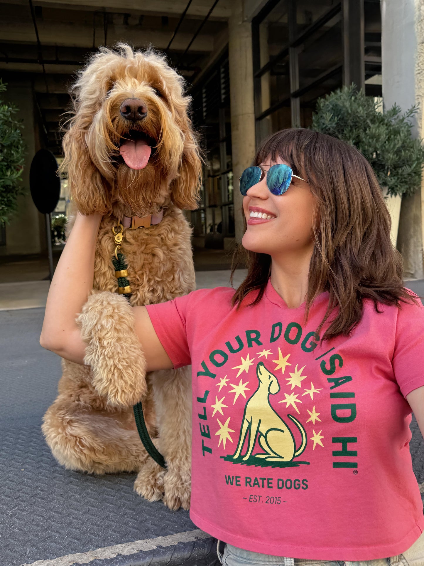 Starry Night Crop Top Tee - Pigment Pink