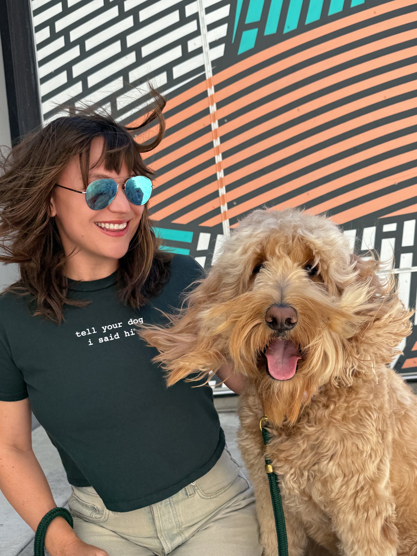 Classic Crop Tee - Dark Green