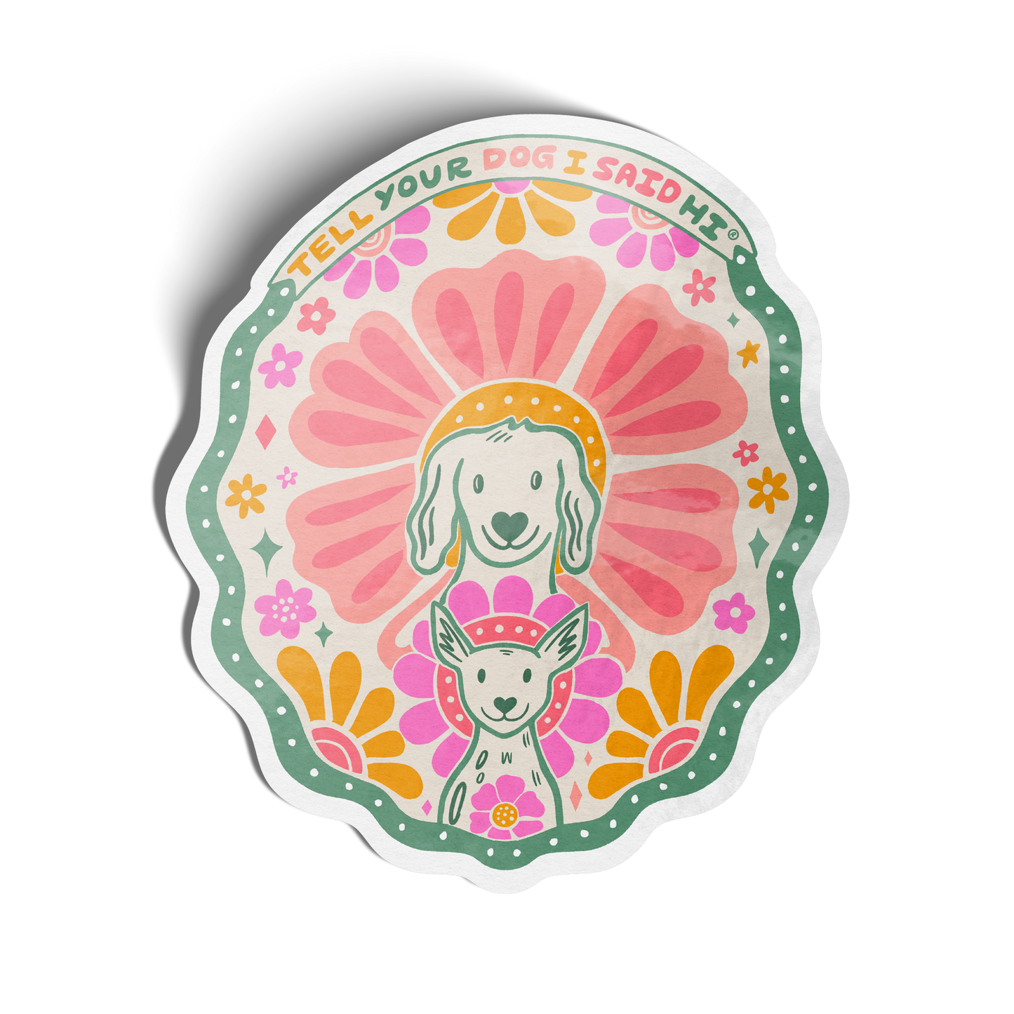 Flower Heads Sticker