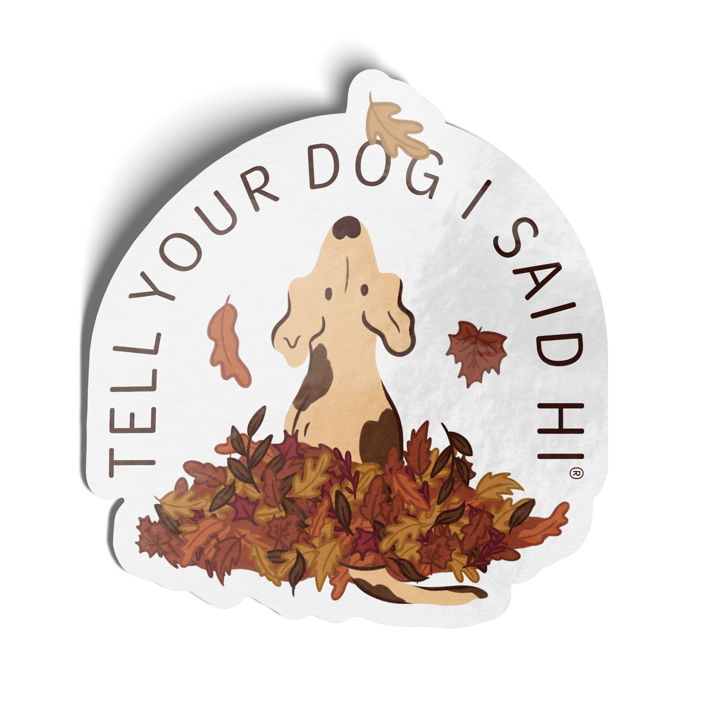 Pile of Leaves Sticker