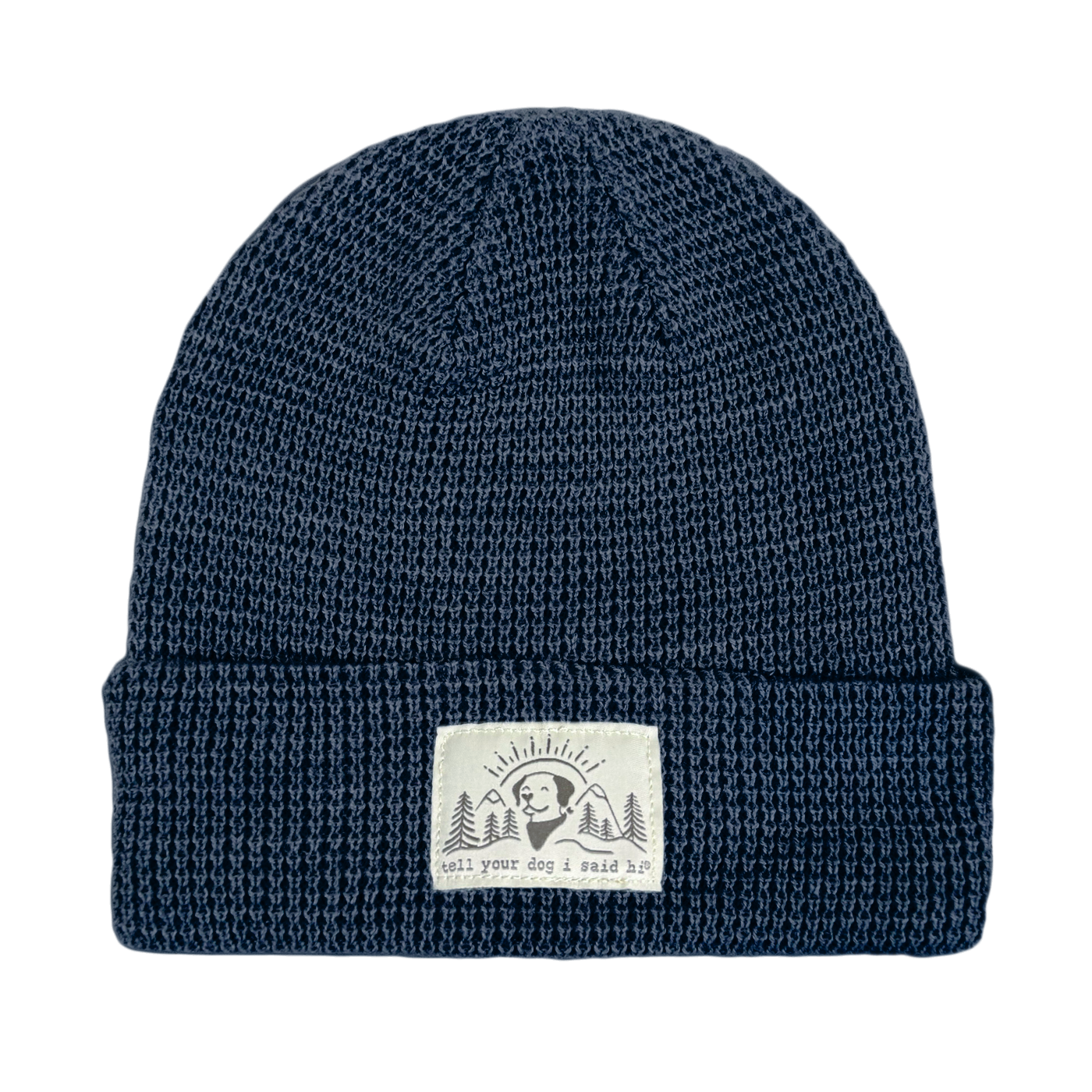 Summit Pup Waffle Beanie - Twilight