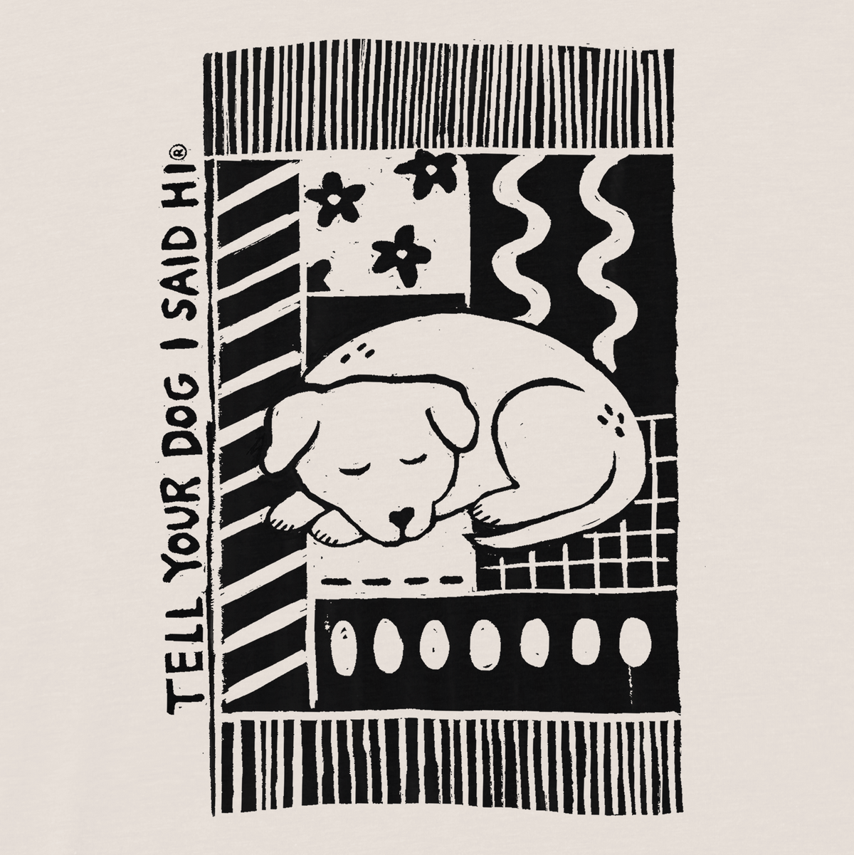Rug Puddle Tee - Bone