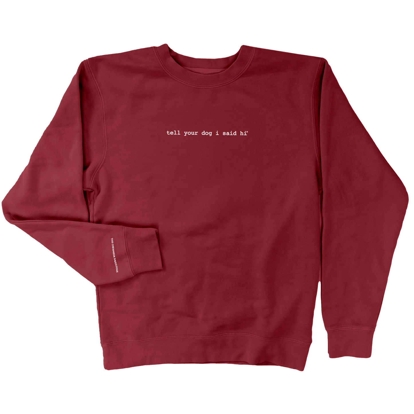 Classic Crewneck - Cherry Wine