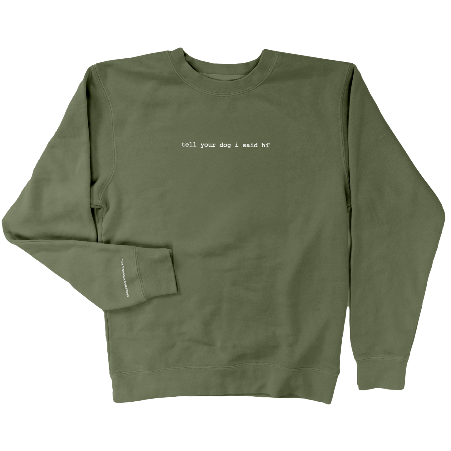 Classic Crewneck - Moss Green