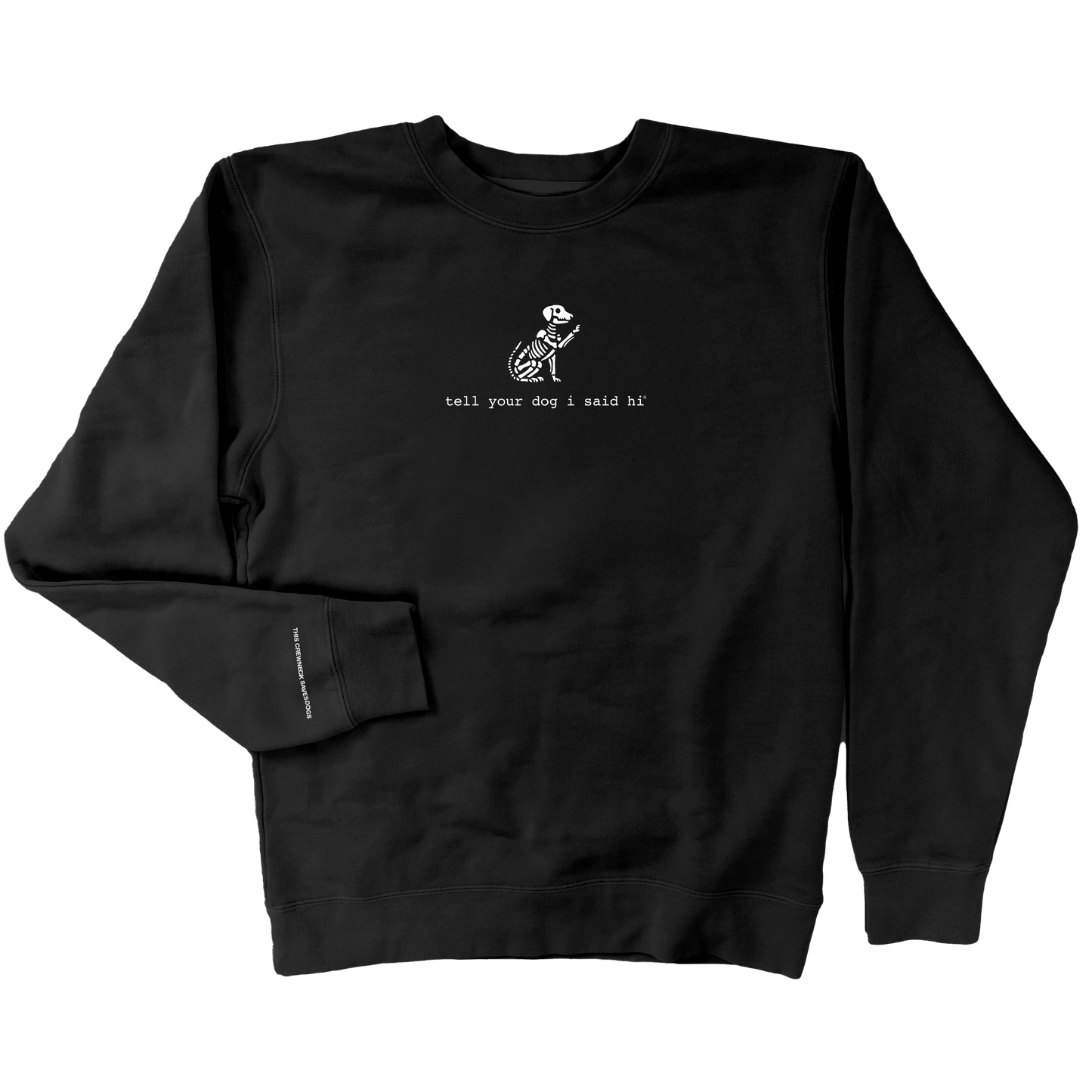 Classic Crewneck - Skeleton Dog