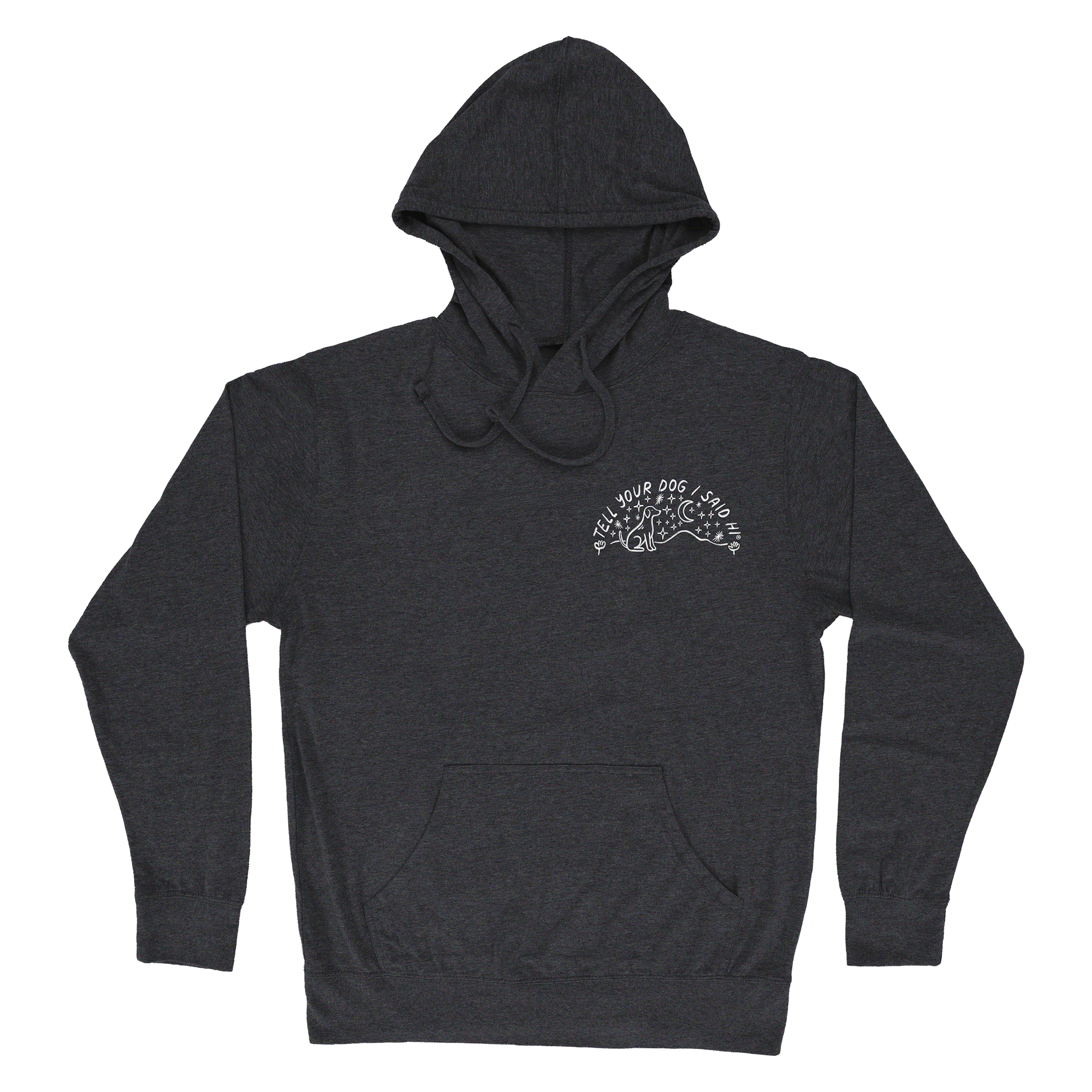 Outdoorsy Lightweight Hoodie - Charcoal Heather – WeRateDogs