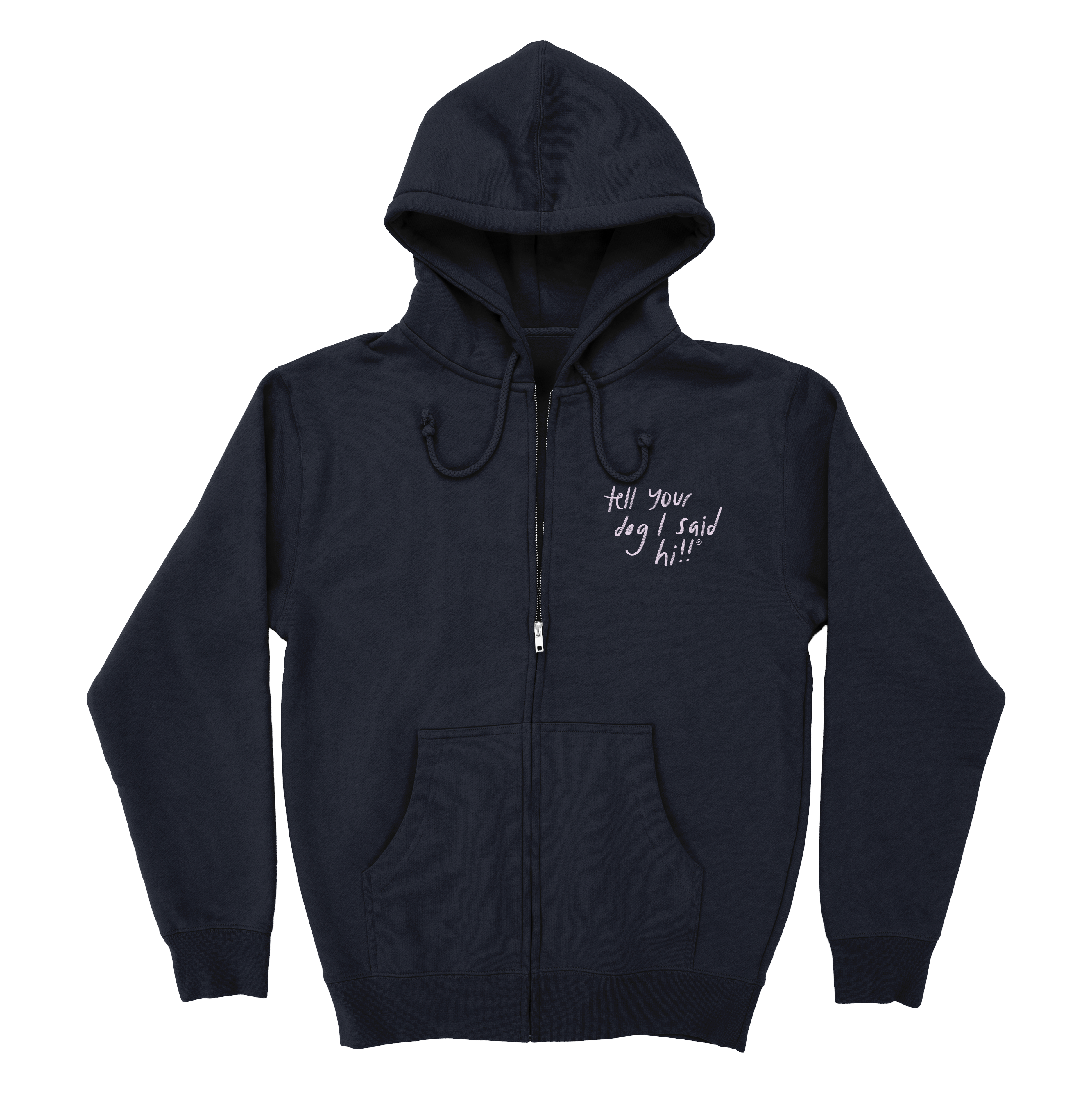 Playful Pups Zip Hoodie - Navy – WeRateDogs