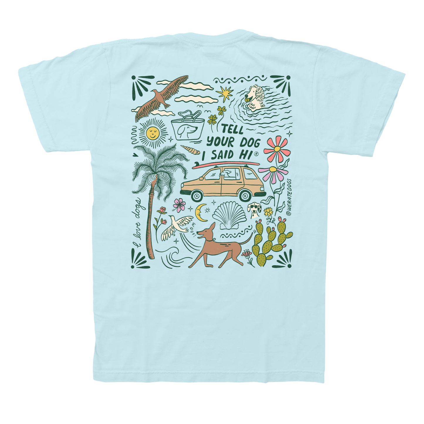 Road Trip Doodles Tee - Spun Sugar