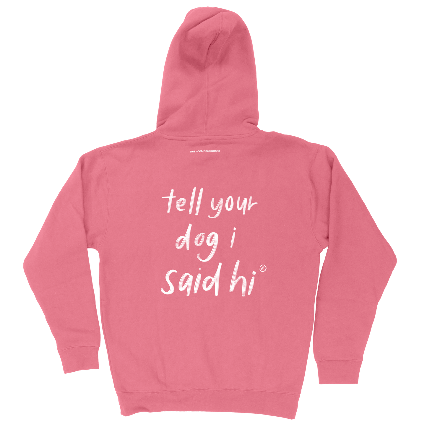 I Heart Dogs Hoodie - Pink