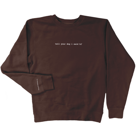 Classic Crewneck - Chocolate