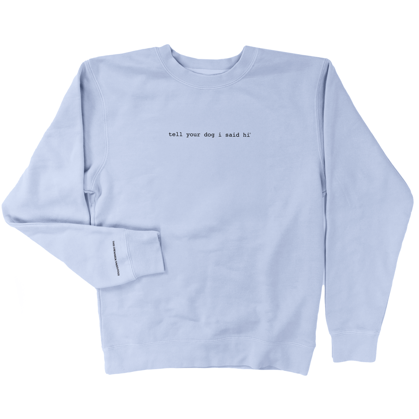 Classic Crewneck - Snowy Blue