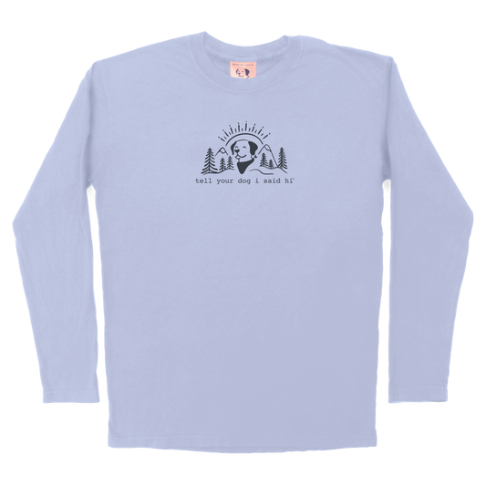 Summit Pup Long Sleeve - Snowy Blue