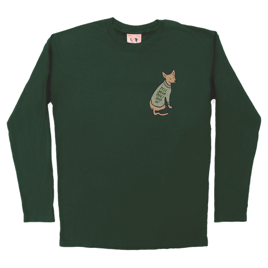 Sweater Dog Long Sleeve - Dark Green