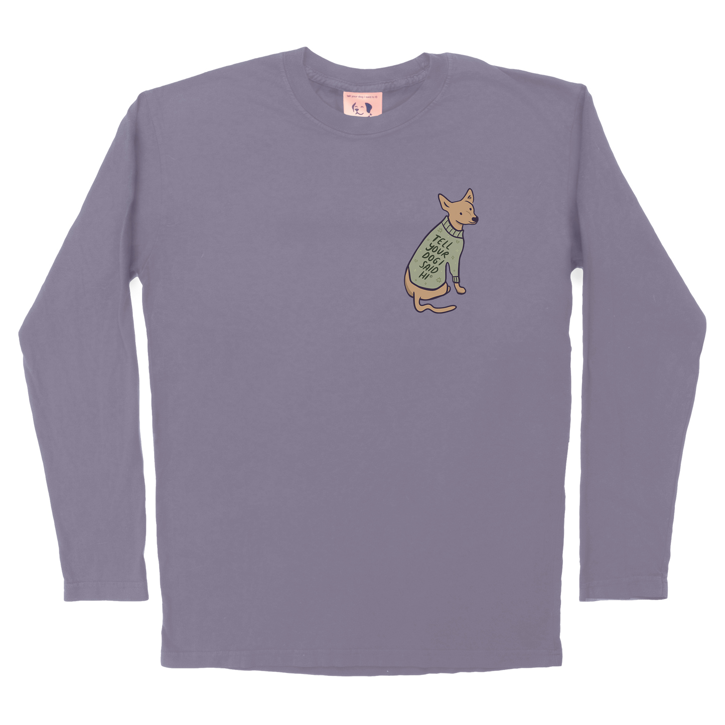 Sweater Dog Long Sleeve - Lilac