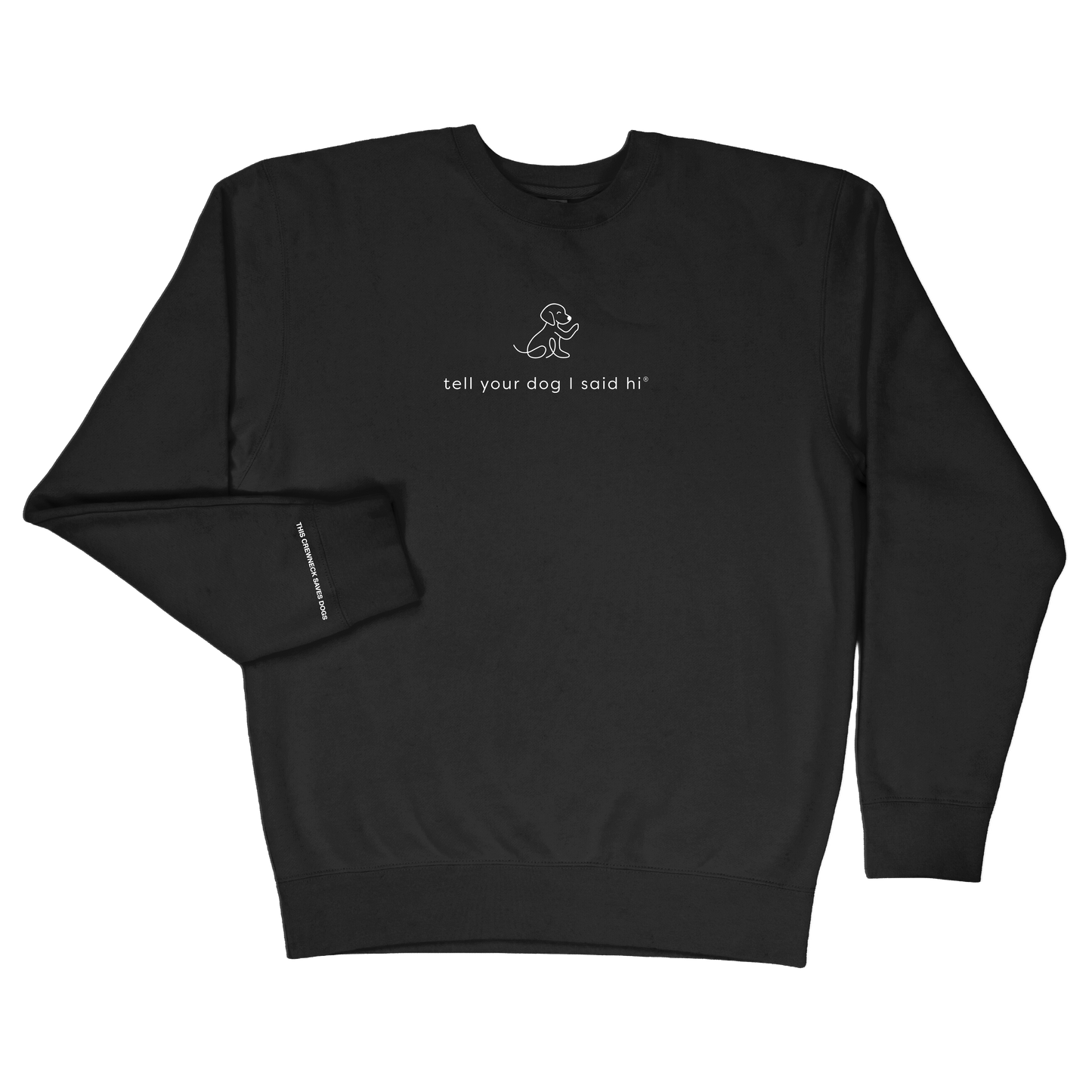 Waving Dog Crewneck