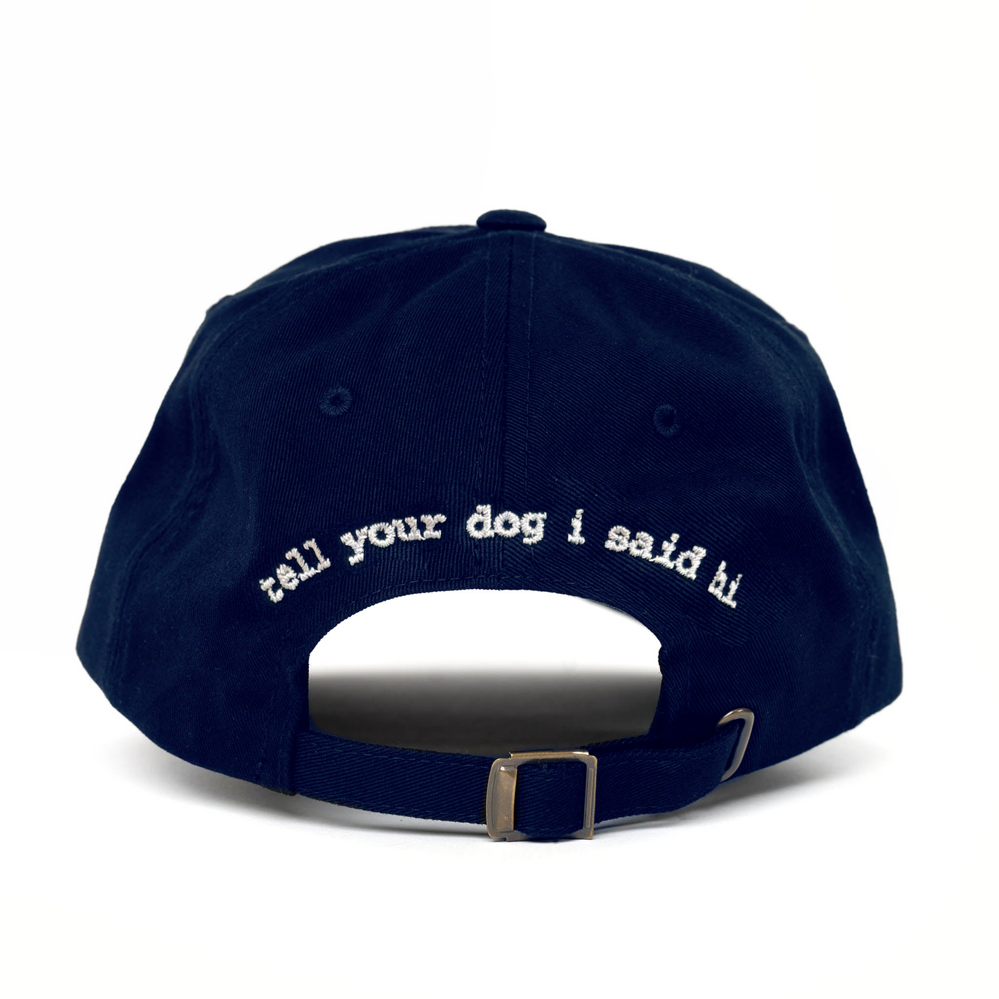Navy Waving Dog Hat