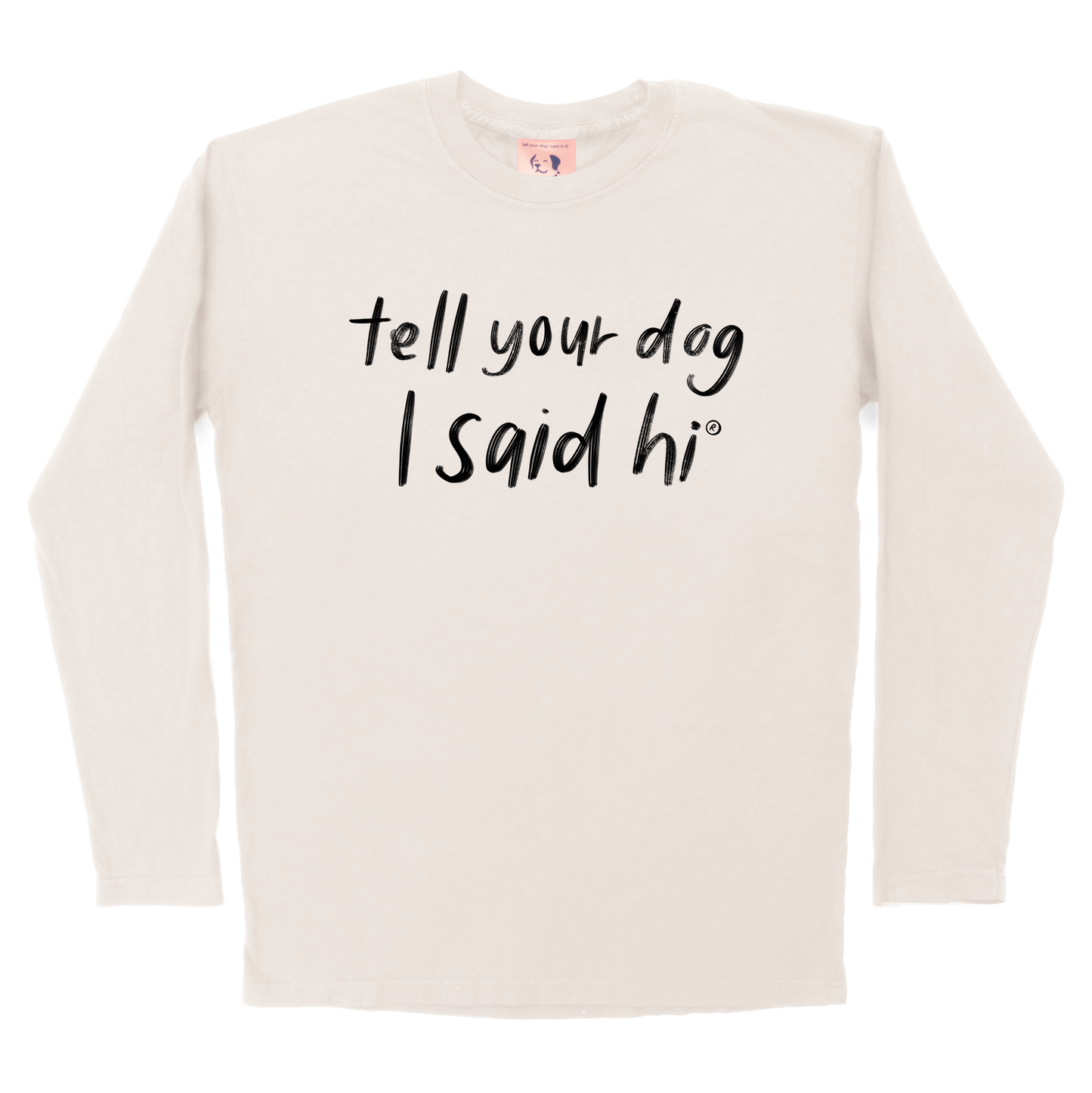 Handwritten Long Sleeve Tee