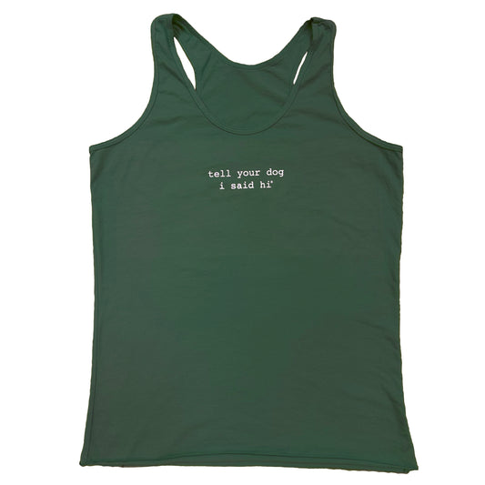 Classic Womens Tank TYDISH - Dark Green