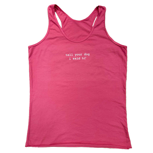 Classic Womens Tank TYDISH - Pigment Pink