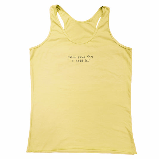 Classic Womens Tank TYDISH - Pigment Yellow