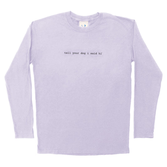 Long Sleeve Classic TYDISH - Lavender