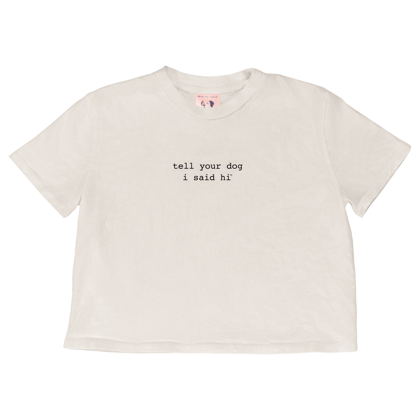 Classic Crop Tee - Bone