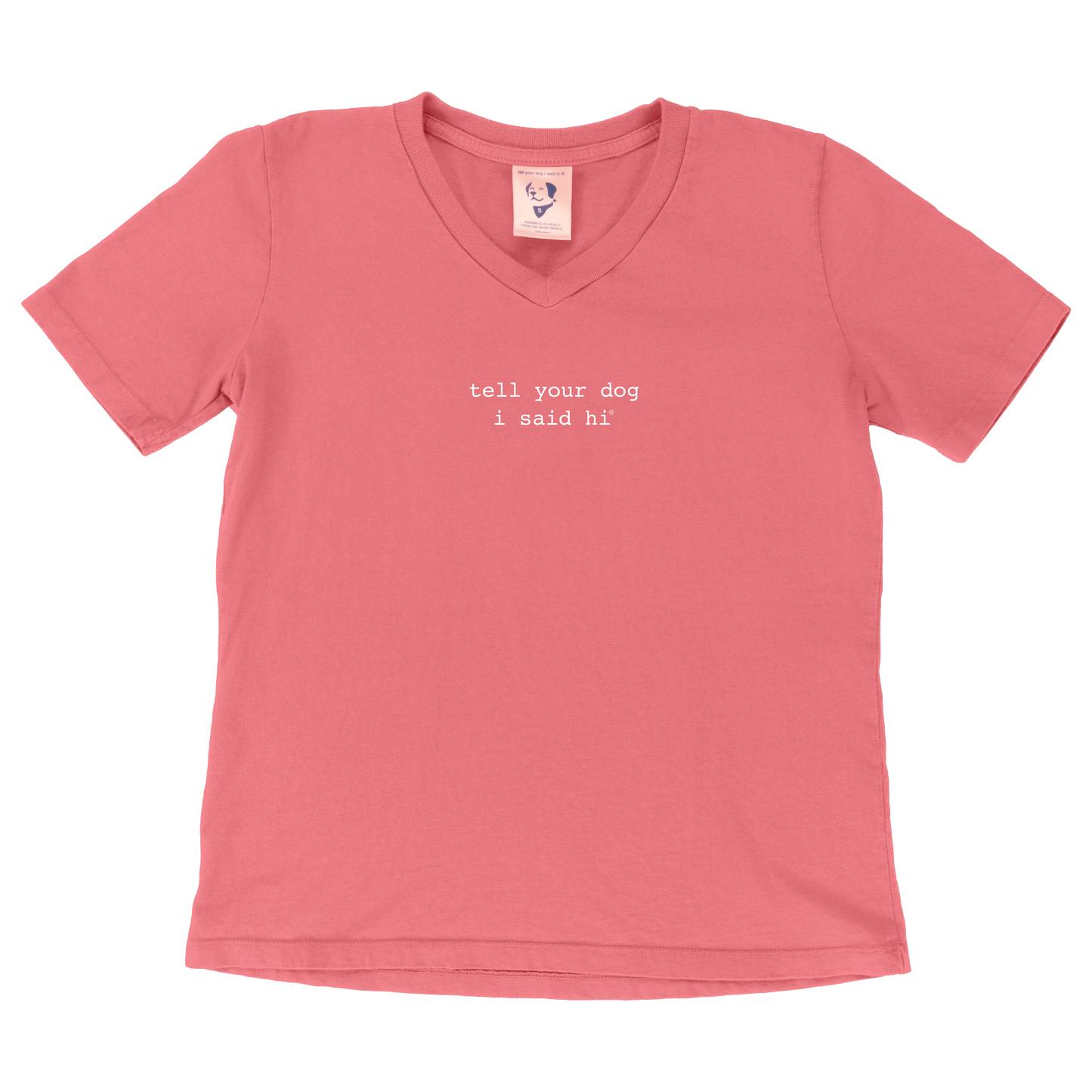 Classic V-neck Women's Tee - Pink