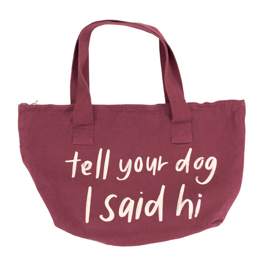 Plum Tote Bag