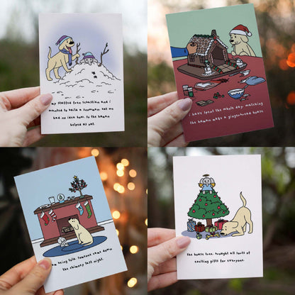 Thoughts of Dog Holiday Card Set (20pk)