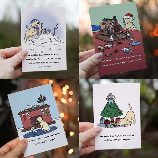 Thoughts of Dog Holiday Card Set (20pk)