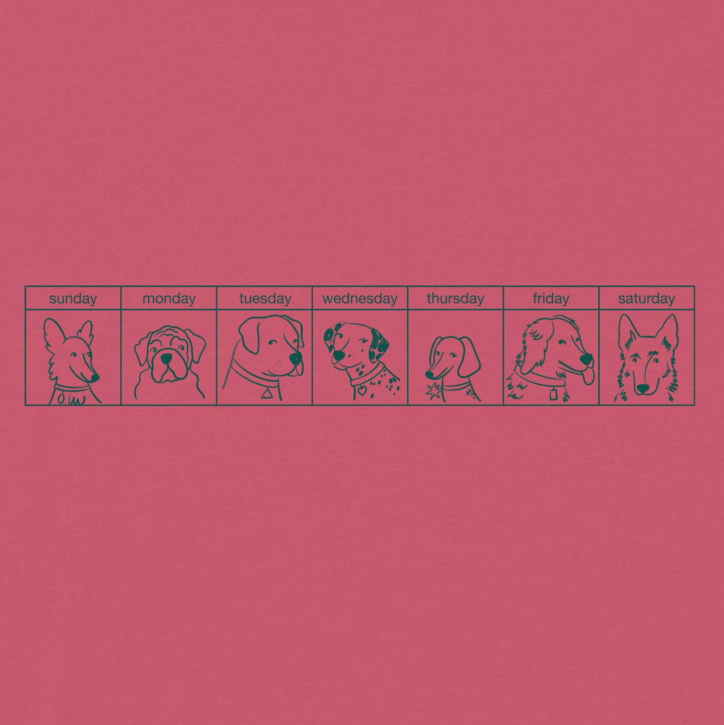 The Dogs Were Good Again Crewneck - Pink