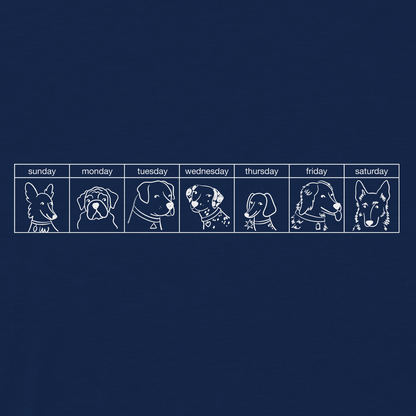 The Dogs Were Good Again Long Sleeve Tee - Navy