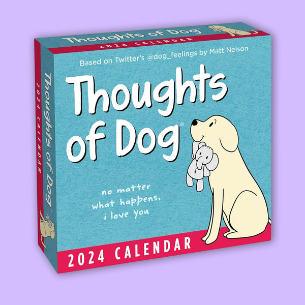 2024 Thoughts of Dog Day To Day Calendar WeRateDogs