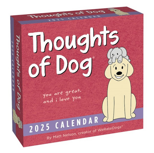 Thoughts of Dog 2025 Day-to-Day Calendar